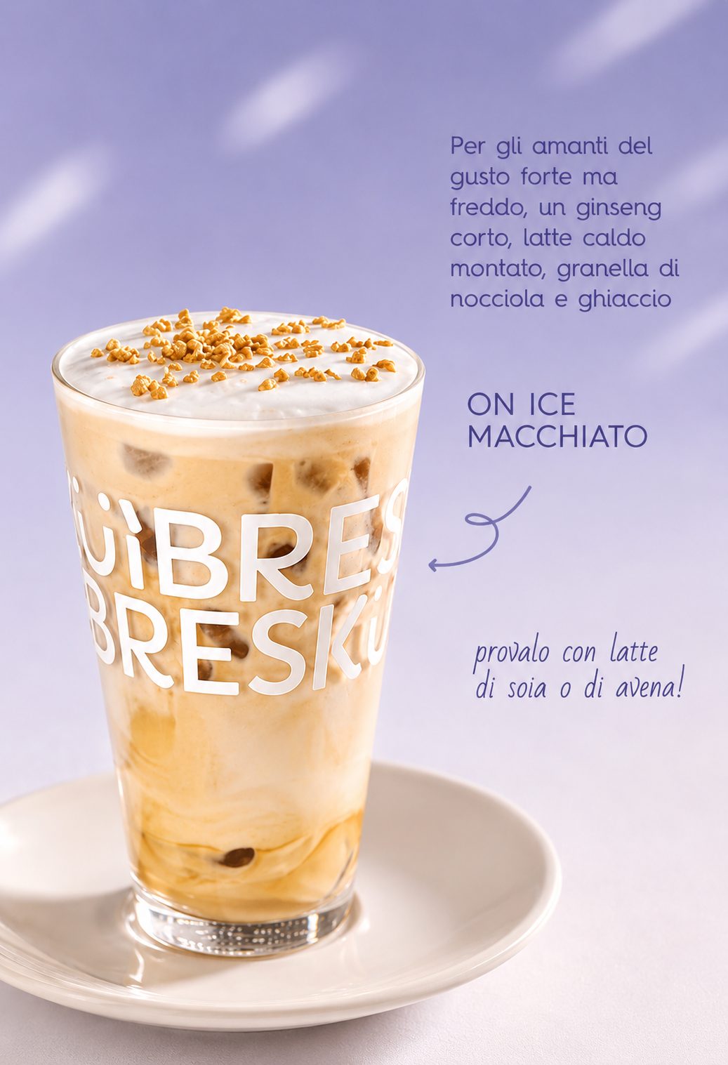 Ginseng on Ice Macchiato